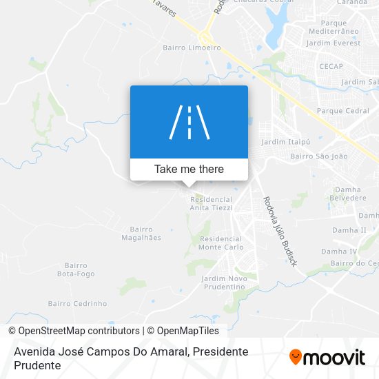 Avenida José Campos Do Amaral map