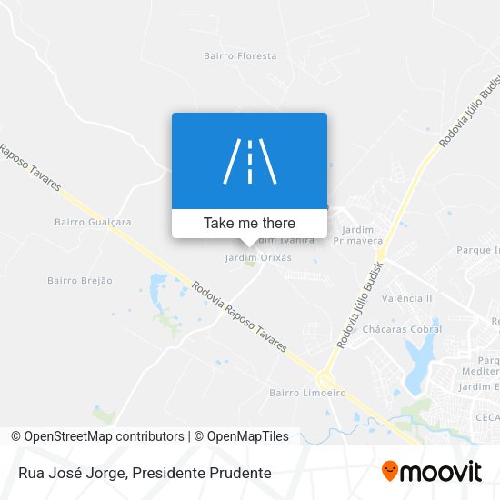 Rua José Jorge map