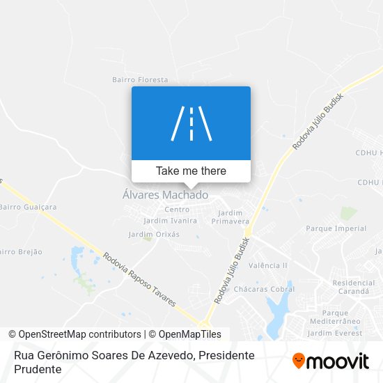 Rua Gerônimo Soares De Azevedo map