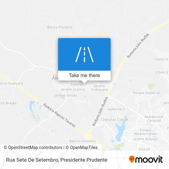 Rua Sete De Setembro map