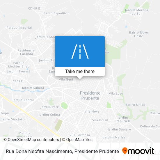 Rua Dona Neófita Nascimento map