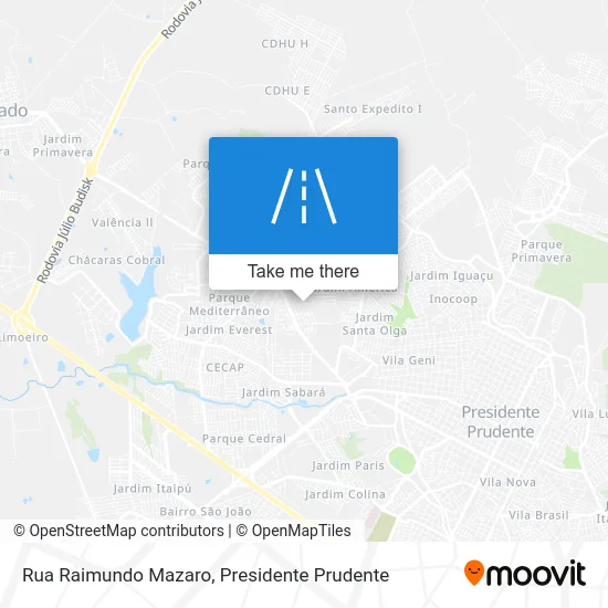 Rua Raimundo Mazaro map