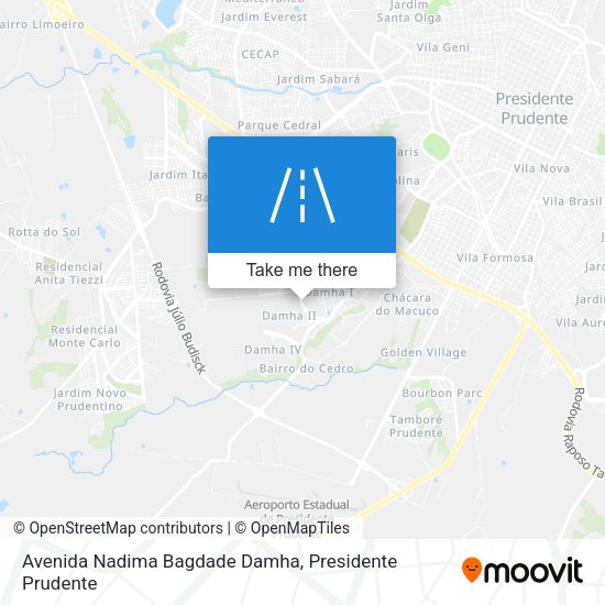 Avenida Nadima Bagdade Damha map