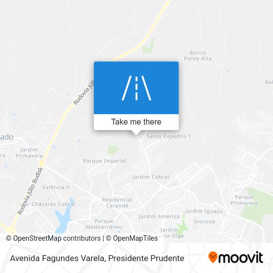 Avenida Fagundes Varela map