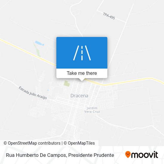 Rua Humberto De Campos map