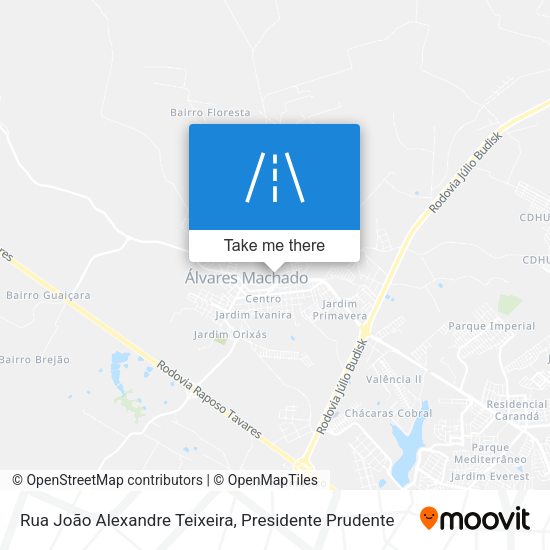 Rua João Alexandre Teixeira map