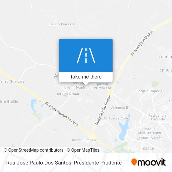 Rua José Paulo Dos Santos map