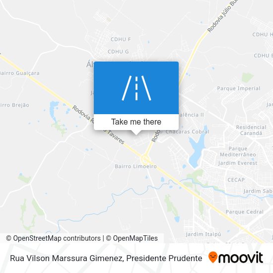 Rua Vilson Marssura Gimenez map