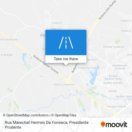 Rua Marechal Hermes Da Fonseca map