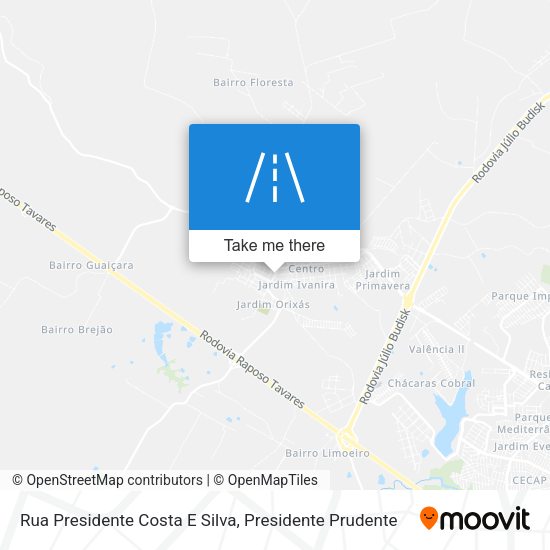 Rua Presidente Costa E Silva map