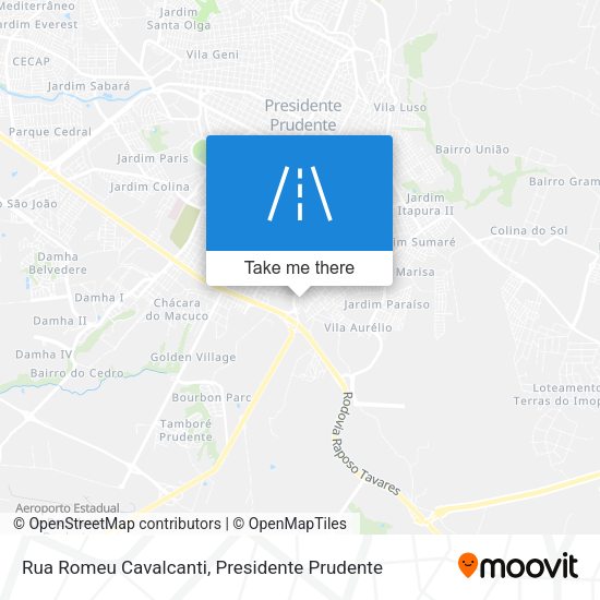 Rua Romeu Cavalcanti map
