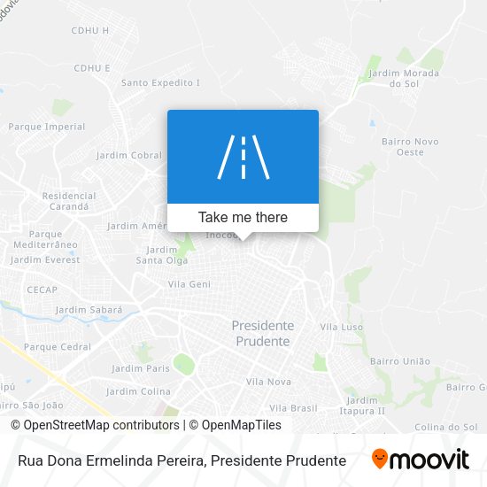 Rua Dona Ermelinda Pereira map