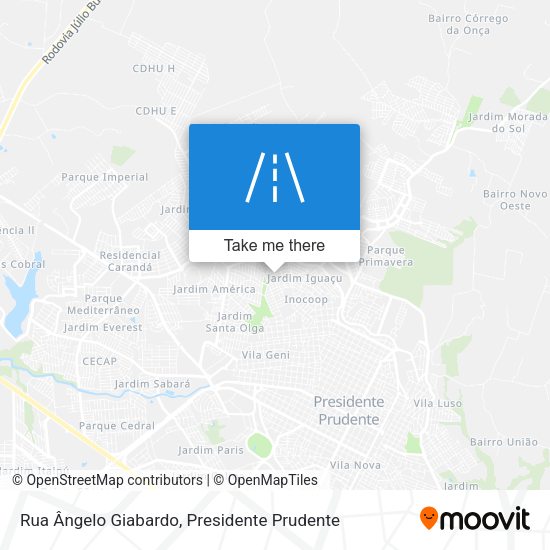 Rua Ângelo Giabardo map