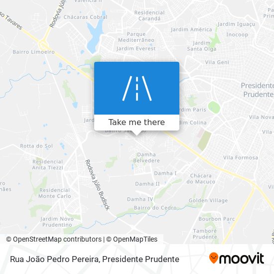 Rua João Pedro Pereira map