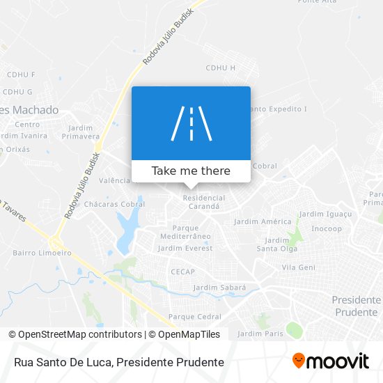 Rua Santo De Luca map