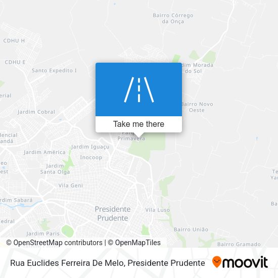 Rua Euclides Ferreira De Melo map