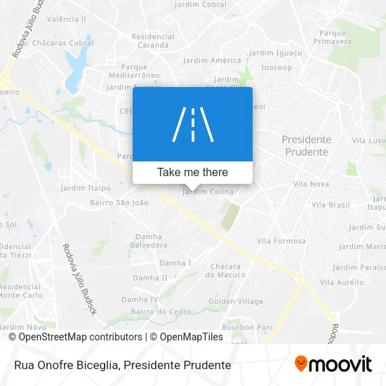 Rua Onofre Biceglia map