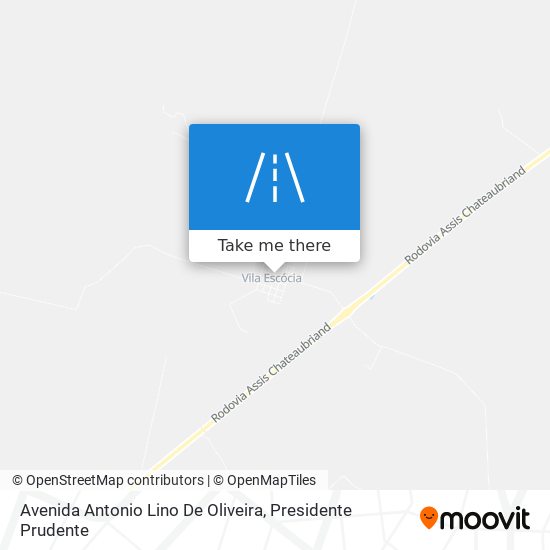 Avenida Antonio Lino De Oliveira map