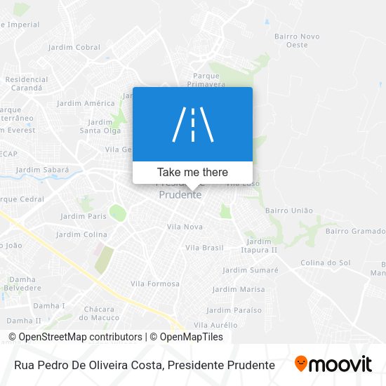Rua Pedro De Oliveira Costa map