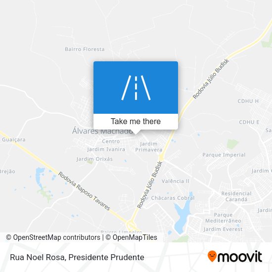Rua Noel Rosa map