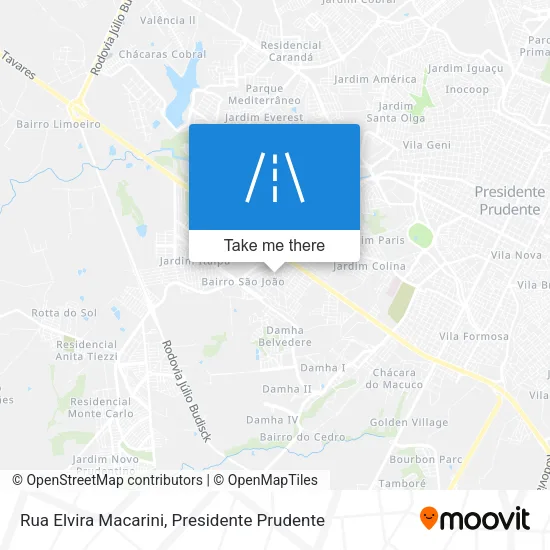 Rua Elvira Macarini map