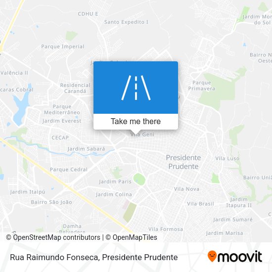 Rua Raimundo Fonseca map