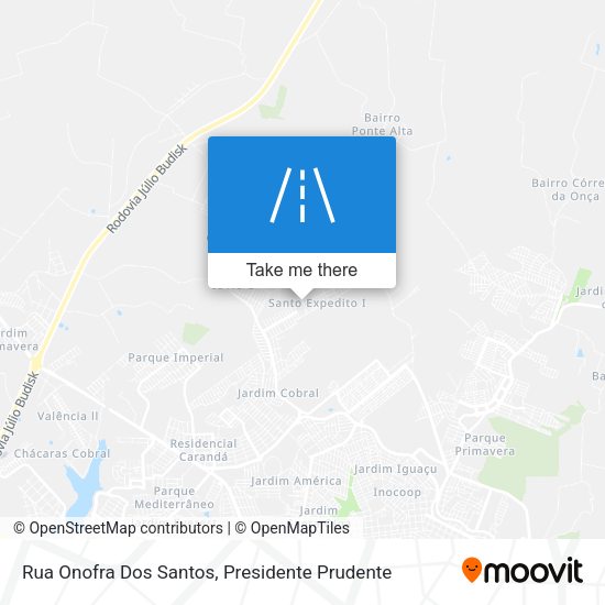 Rua Onofra Dos Santos map