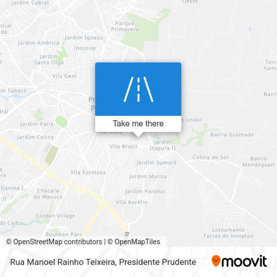 Rua Manoel Rainho Teixeira map