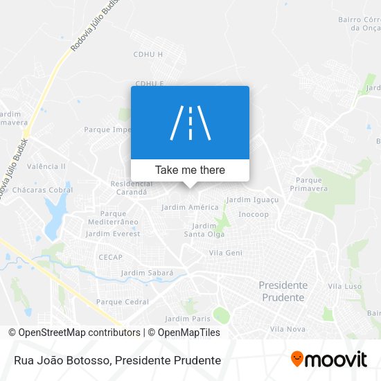 Rua João Botosso map
