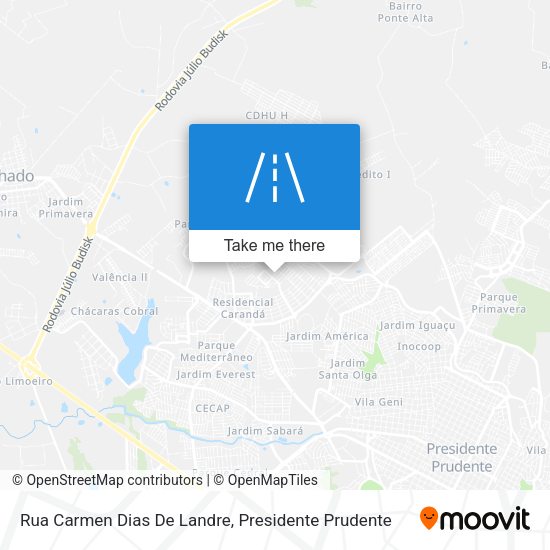 Rua Carmen Dias De Landre map