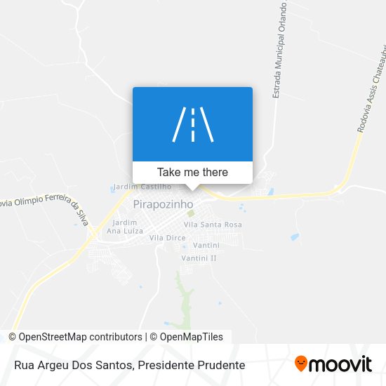 Rua Argeu Dos Santos map