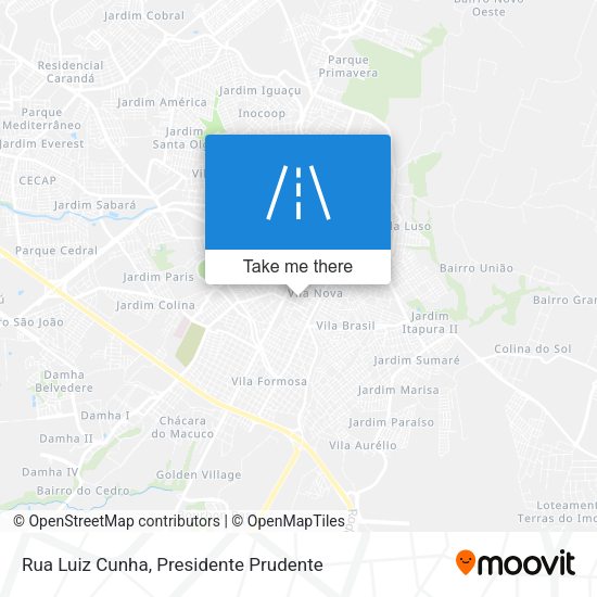 Rua Luiz Cunha map