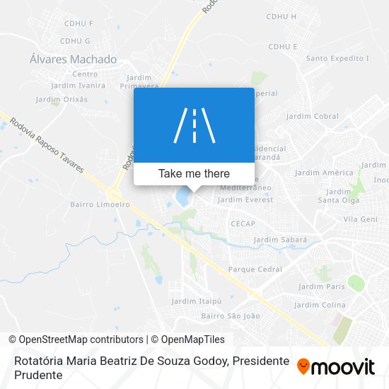 Rotatória Maria Beatriz De Souza Godoy map