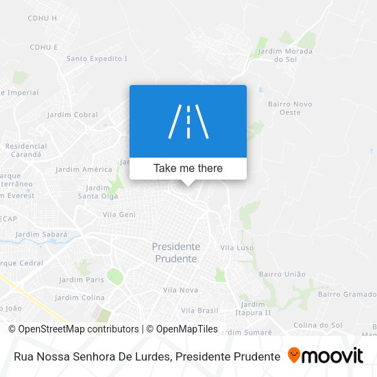 Rua Nossa Senhora De Lurdes map