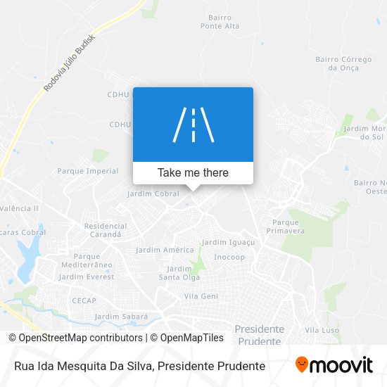 Rua Ida Mesquita Da Silva map