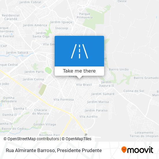 Rua Almirante Barroso map