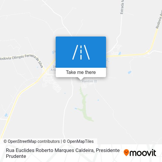 Rua Euclides Roberto Marques Caldeira map