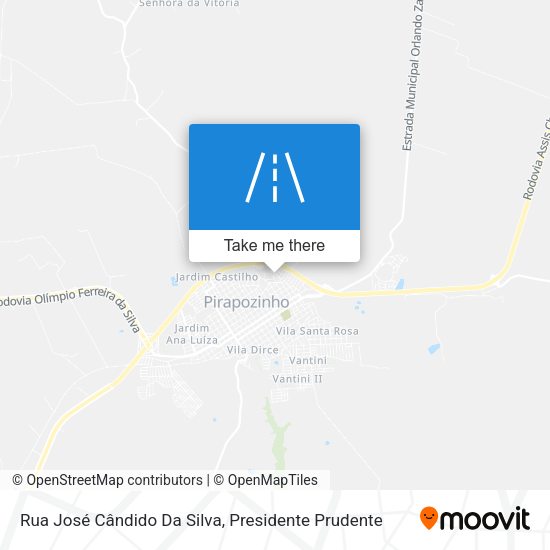 Rua José Cândido Da Silva map