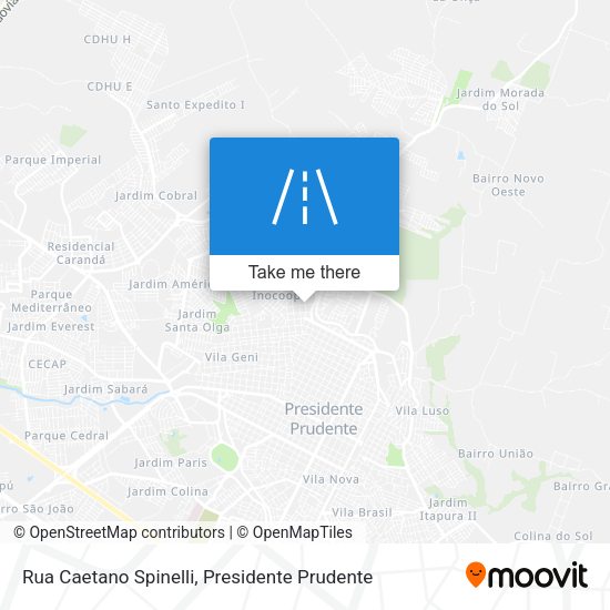 Rua Caetano Spinelli map