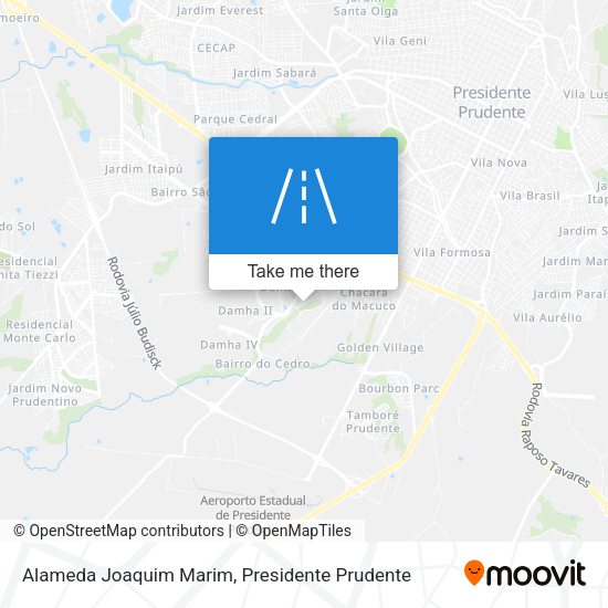 Alameda Joaquim Marim map