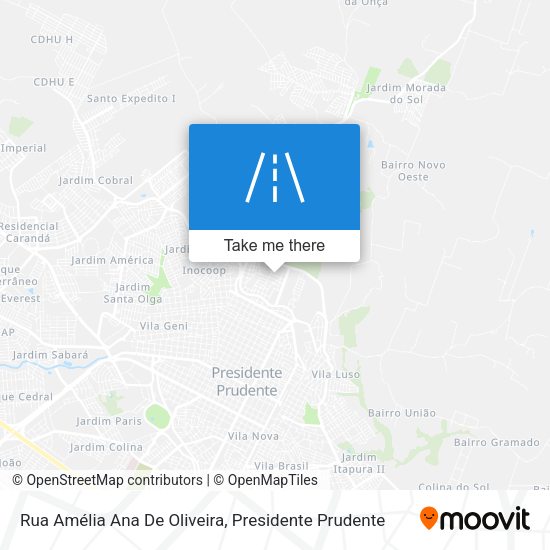 Rua Amélia Ana De Oliveira map