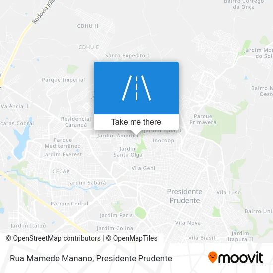 Rua Mamede Manano map