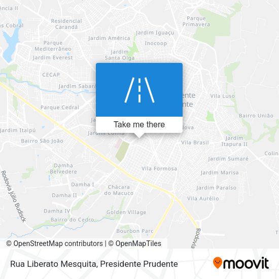 Rua Liberato Mesquita map