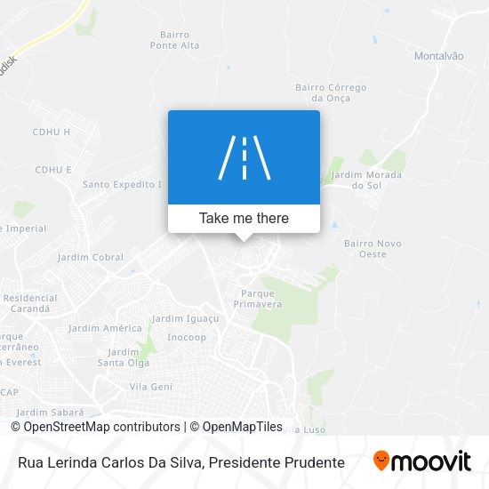 Rua Lerinda Carlos Da Silva map