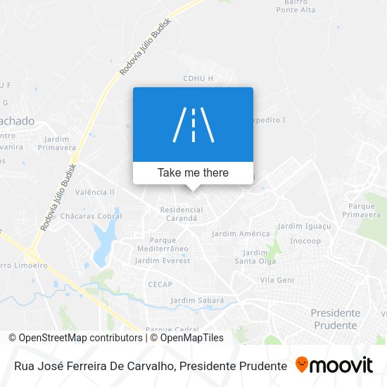 Rua José Ferreira De Carvalho map