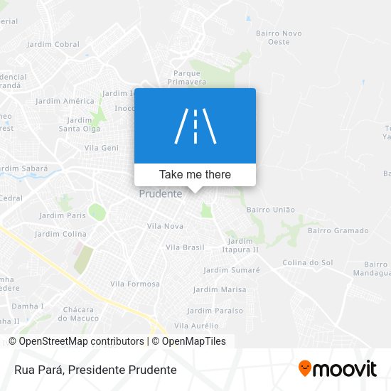 Rua Pará map