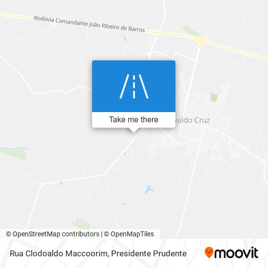 Mapa Rua Clodoaldo Maccoorim