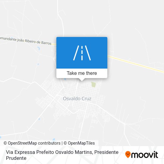 Via Expressa Prefeito Osvaldo Martins map