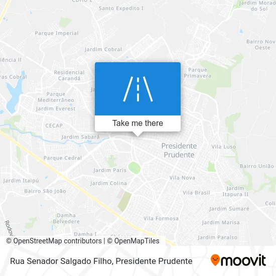 Rua Senador Salgado Filho map
