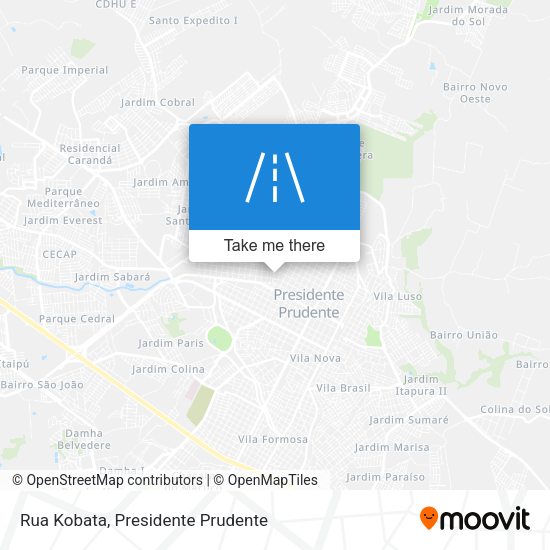 Rua Kobata map